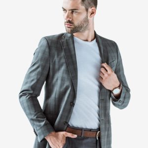 Casual Line Square Blazer Grey
